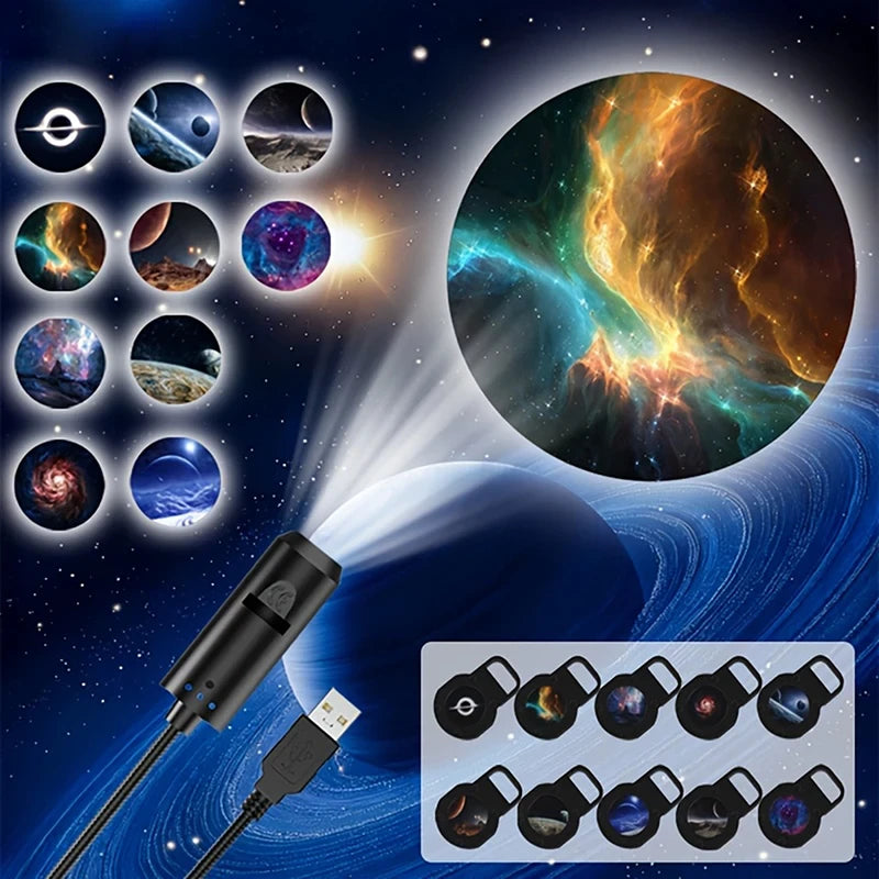 Galaxy Star Projector Night Light